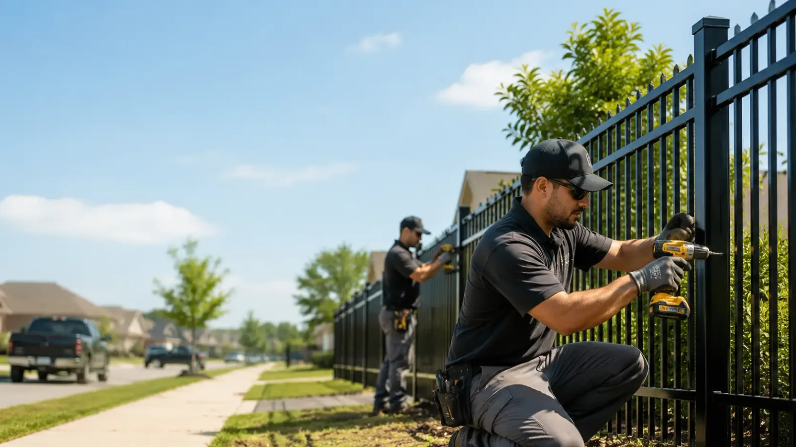 Metal Fence Installation in Lambsburg, VA